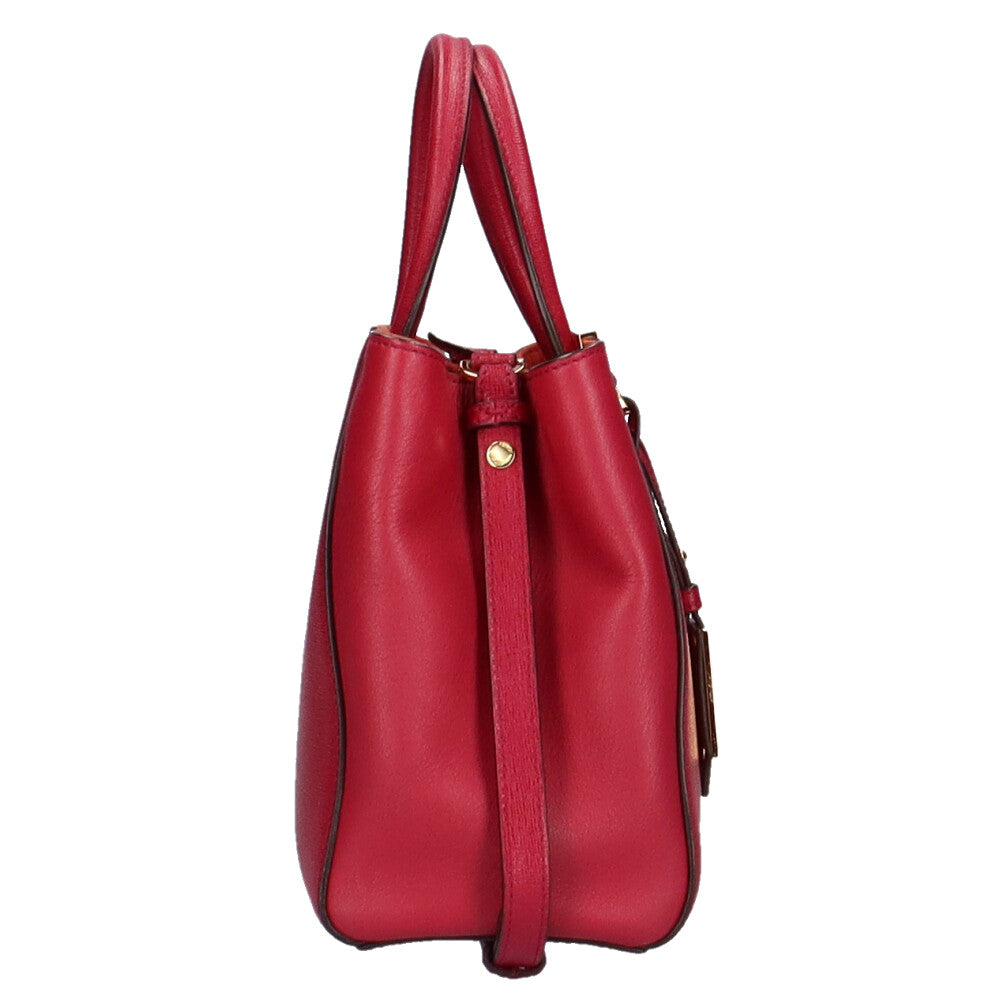 フェンディ FENDI プチトゥージュール ショルダーバッグ レザー ワイン