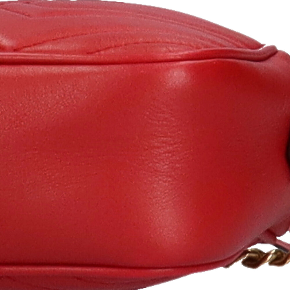 グッチ GUCCI キルティング スモール GGマーモント ショルダーバッグ