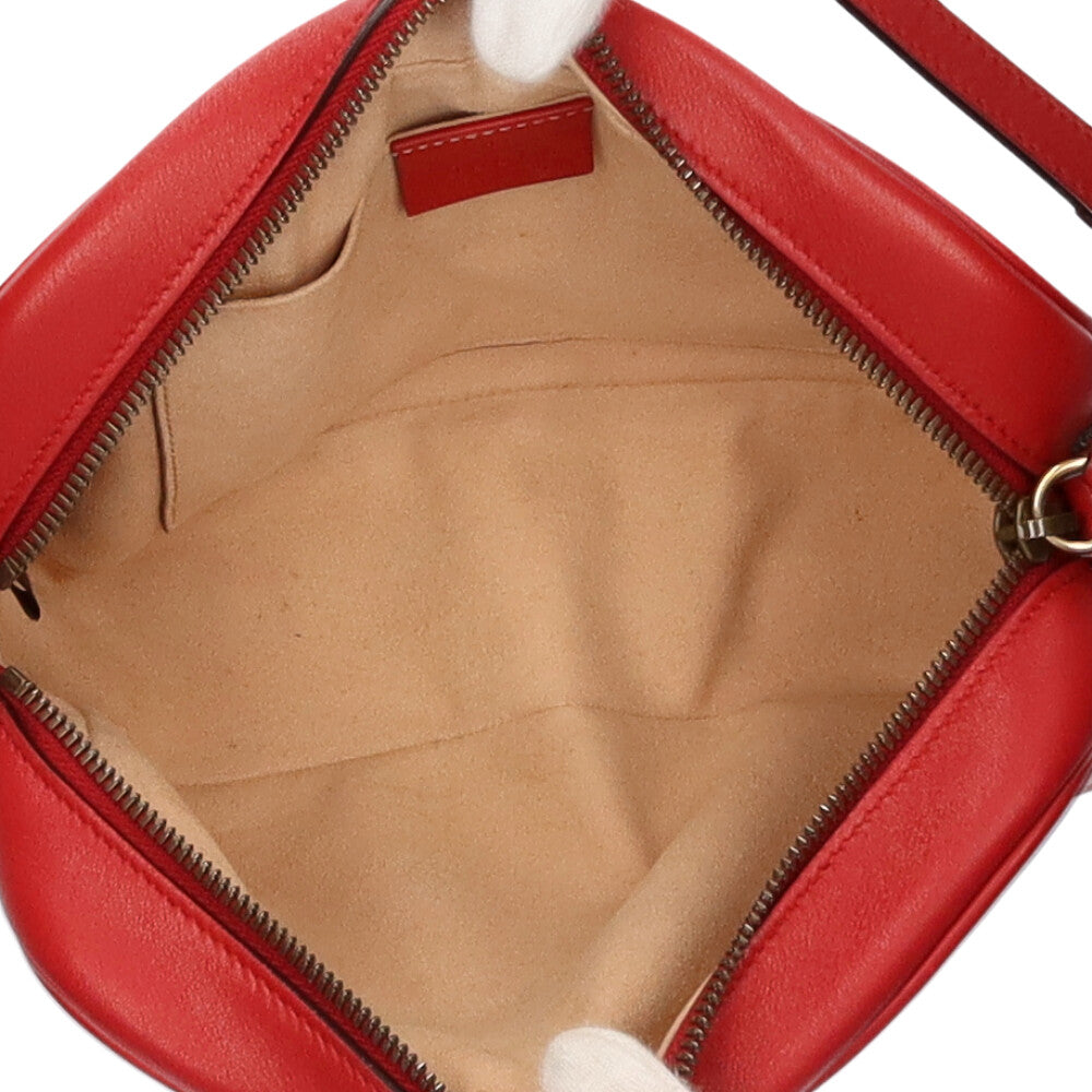 グッチ　マーモント　スカート　赤　GGバックル　38 名東】【GUCCI】グッチ GGマーモント ミニチェーンショルダー