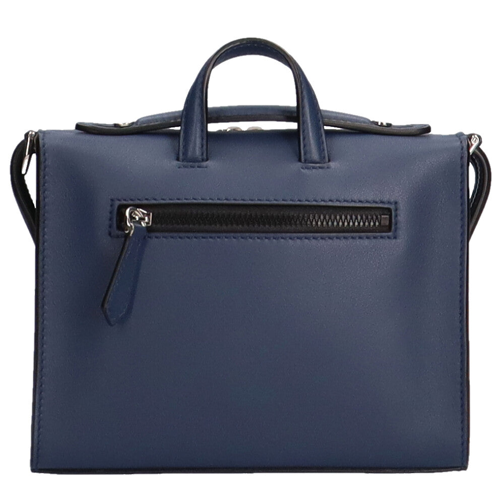 フェンディ FENDI ミニルイ ショルダーバッグ カーフ ネイビー