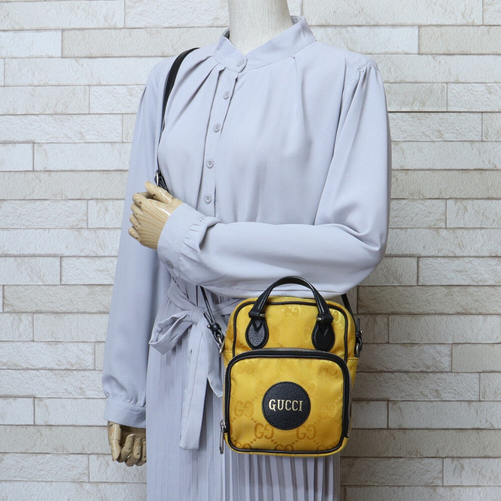GUCCI グッチ/GGキャンバスショルダーバッグ/イエロー/449413/568***/Aランク/91【中古】 グッチ GUCCI オブ ザ グリット ショルダーバッグ ナイロン イエロー