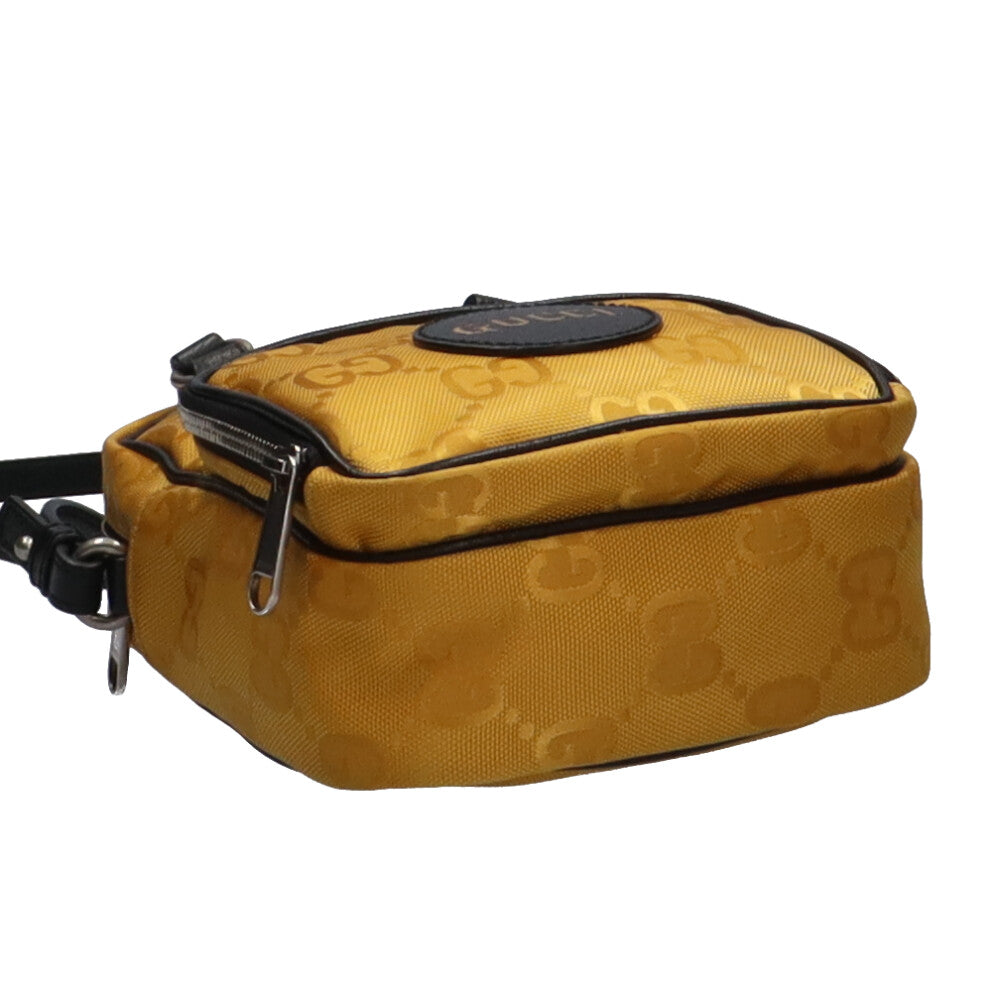 GUCCI グッチ/GGキャンバスショルダーバッグ/イエロー/449413/568***/Aランク/91【中古】 グッチ GUCCI オブ ザ グリット ショルダーバッグ ナイロン イエロー