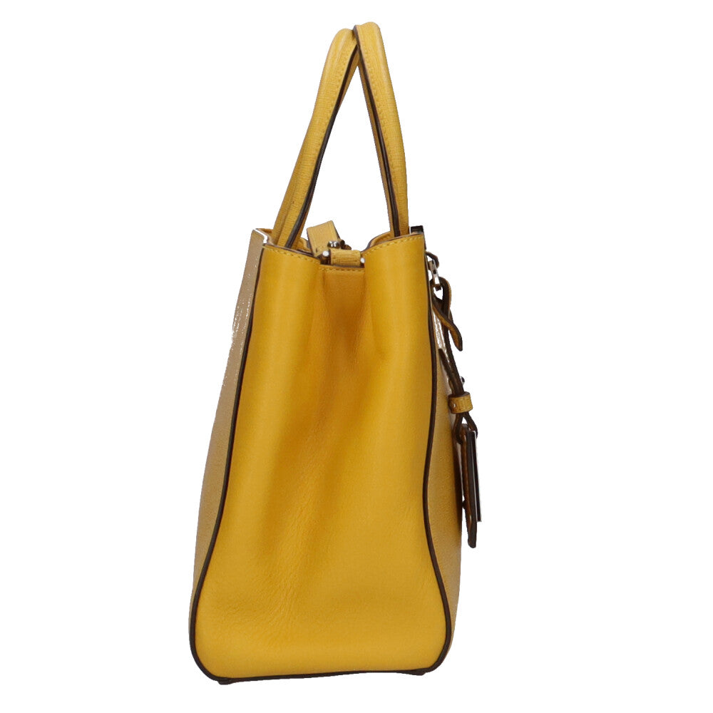 フェンディ FENDI トゥージュール ショルダーバッグ レザー イエロー 