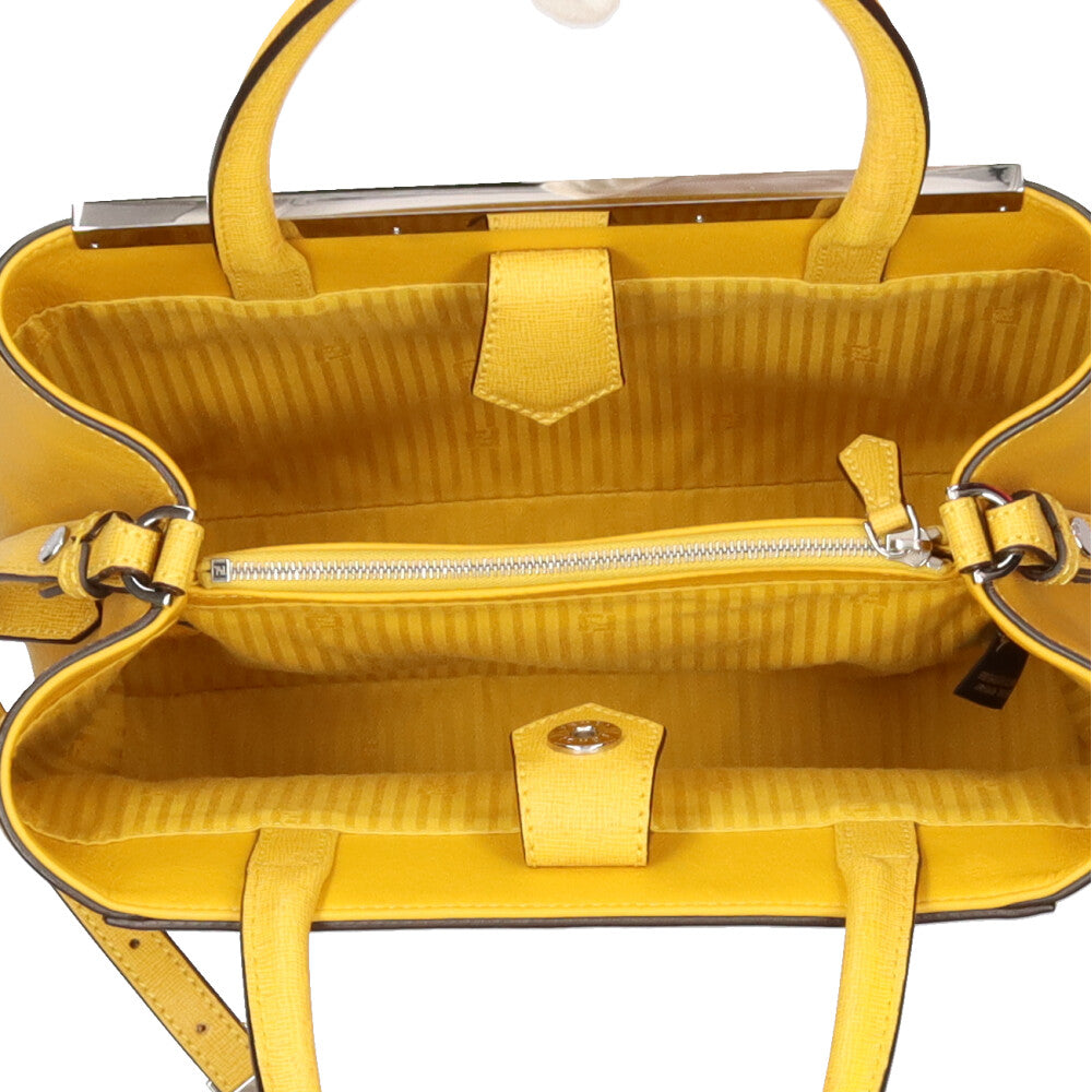 フェンディ FENDI トゥージュール ショルダーバッグ レザー イエロー 
