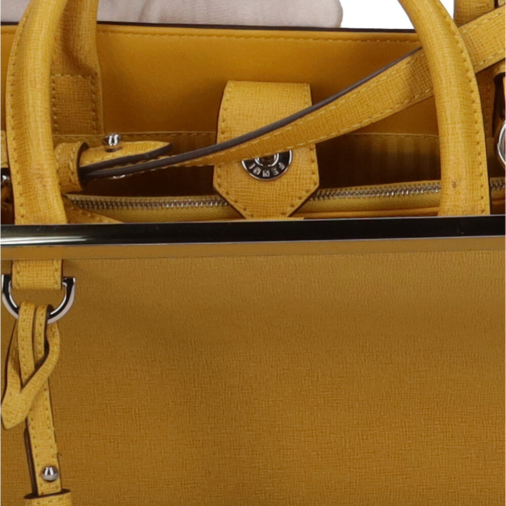 フェンディ FENDI トゥージュール ショルダーバッグ レザー イエロー 