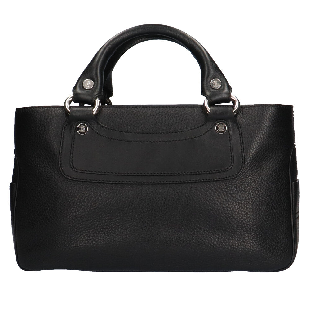 セリーヌ CELINE ハンドバッグ レザー ブラック レディース 中古