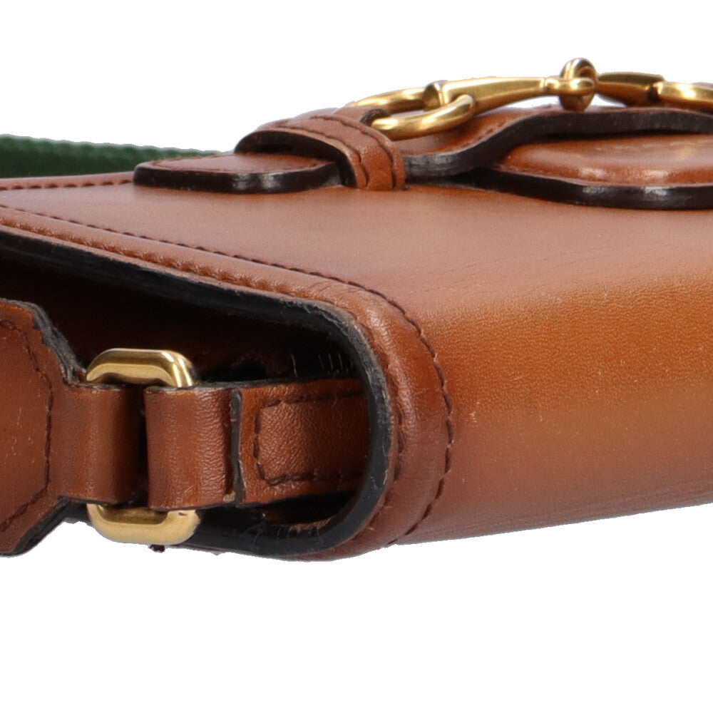 GUCCI Convertible Wallet GG Horsebit Long Wallet Leather