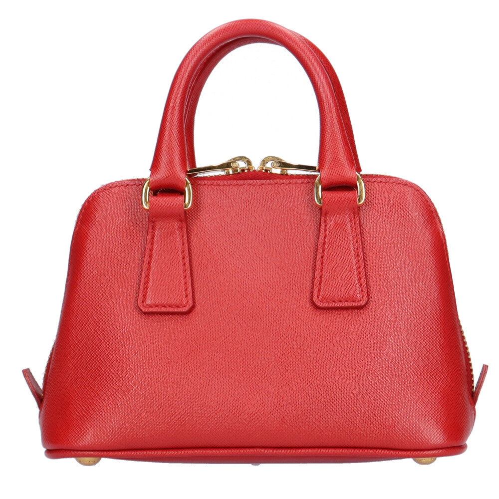 プラダ PRADA サフィアーノ ショルダーバッグ レザー レッド