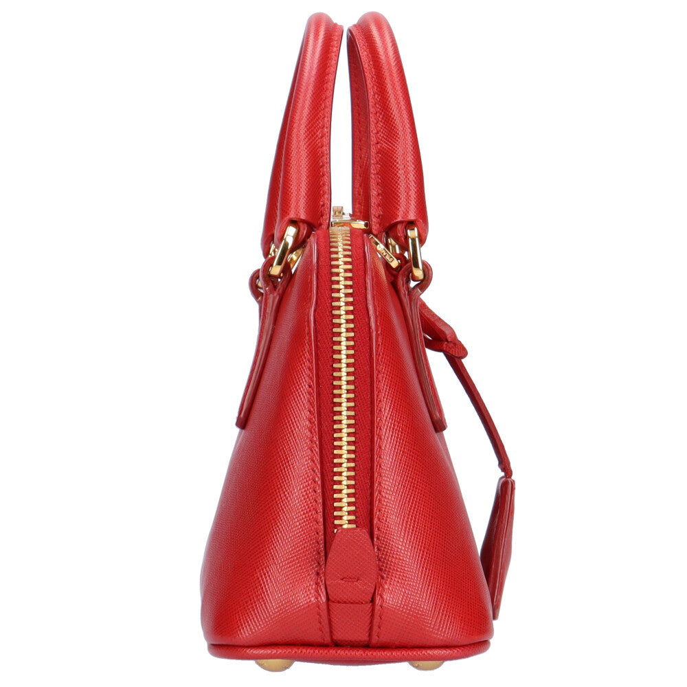 プラダ PRADA サフィアーノ ショルダーバッグ レザー レッド