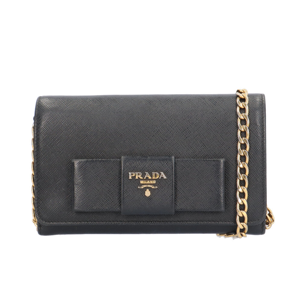 新品未使用 プラダ サファイアーノ マテリアル 中古・古着通販】PRADA (プラダ) サフィアーノレザー ショルダーバッグ