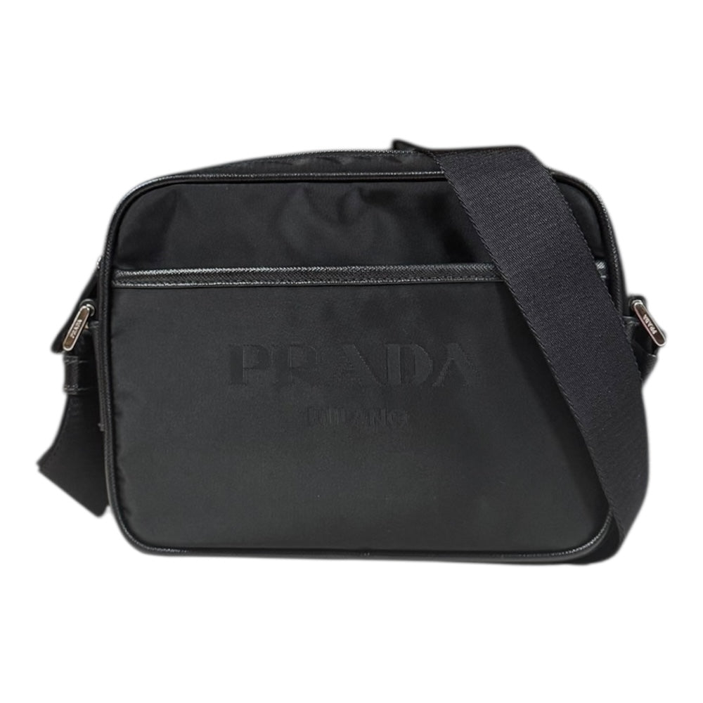 PRADA Shoulder Bag Nylon Black Women's Used – 【公式】リサイクル