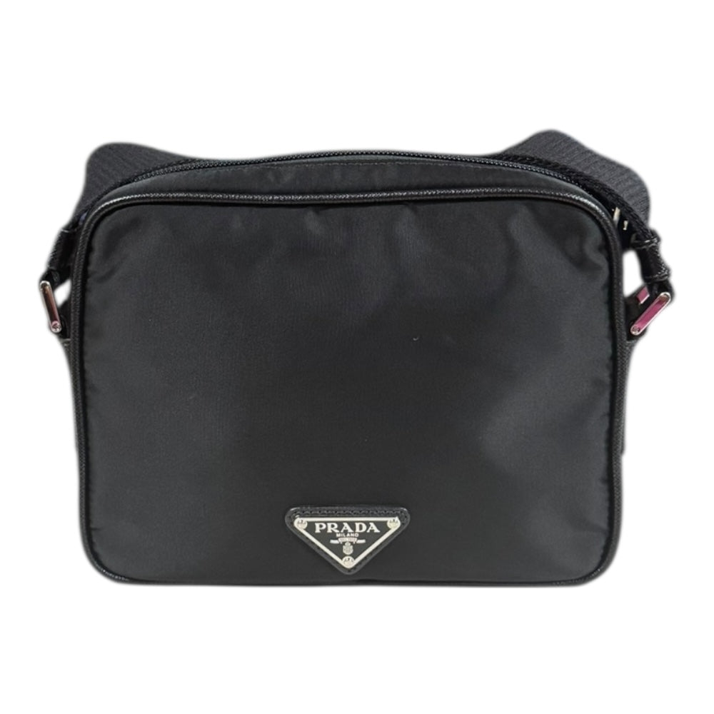 PRADA Shoulder Bag Nylon Black Women's Used – 【公式】リサイクル