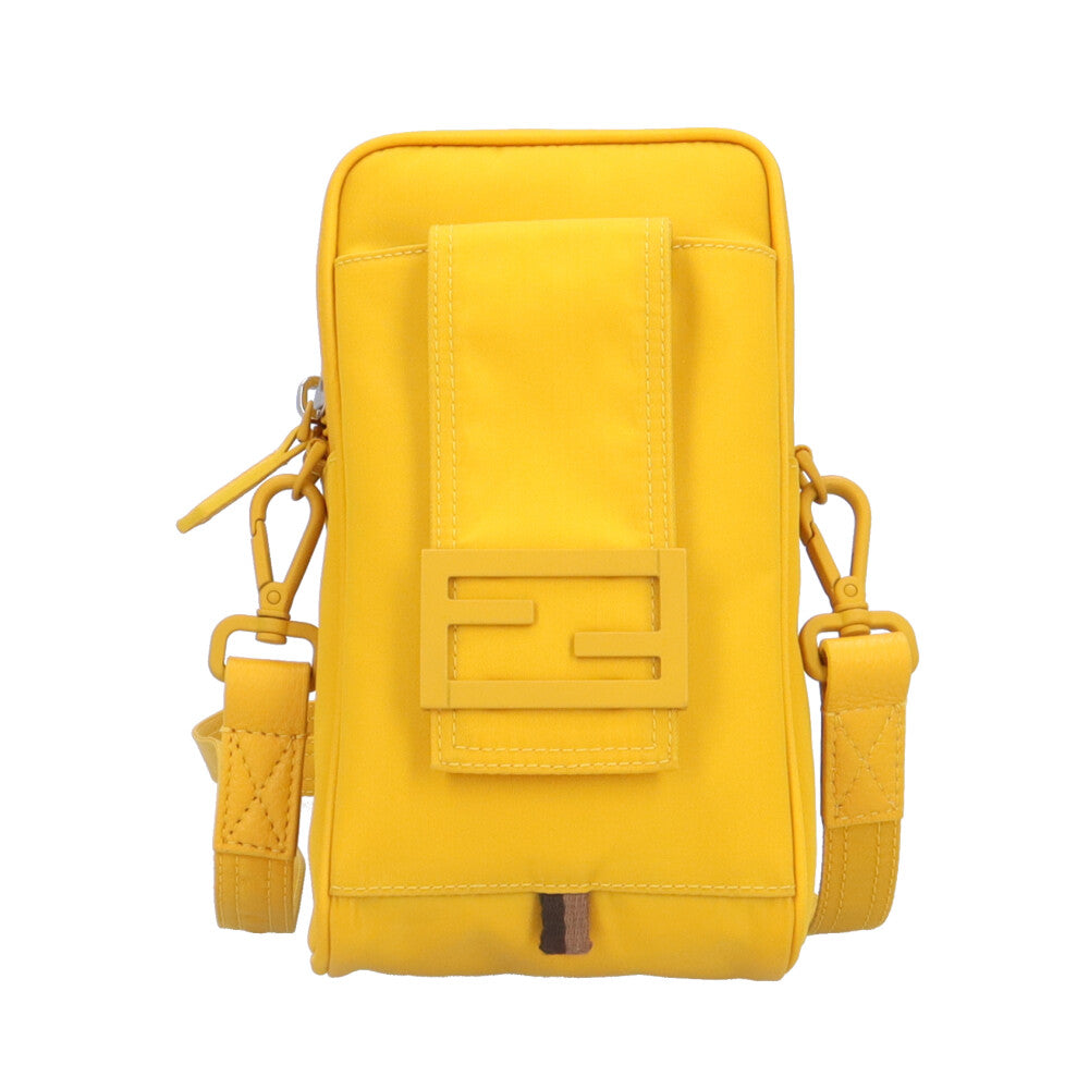 FENDI イエロー ショルダーバッグ FENDI フェンディ ショルダーバッグ ナイロン イエロー レディース