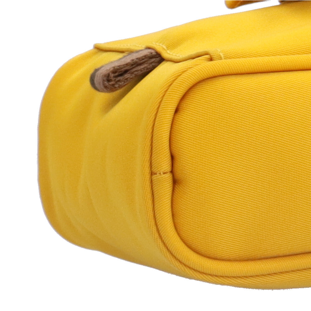 FENDI フェンディ ショルダーバッグ ナイロン イエロー レディース