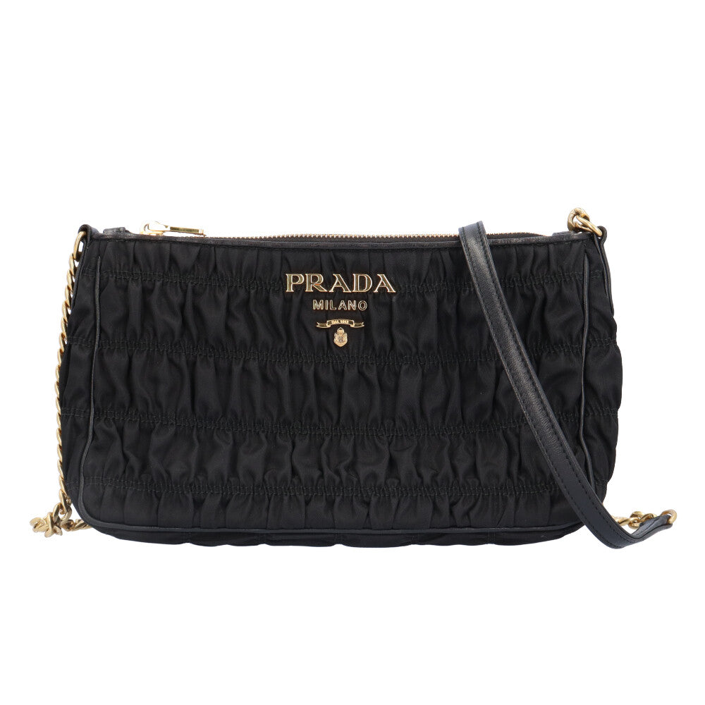 PRADA プラダ ショルダーバッグ ナイロン ブラック レディース 中古 – 【公式】リサイクルキング オンラインショップ