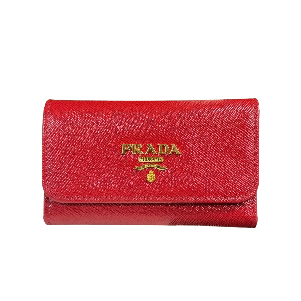 PRADA プラダ サフィアーノ キーケース レザー レディース 中古 – 【公式】リサイクルキング オンラインショップ