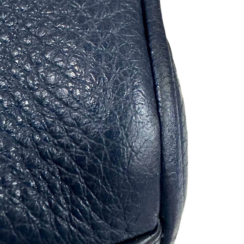 PRADA Prada Shoulder Bag Leather Navy Men's Used – 【公式