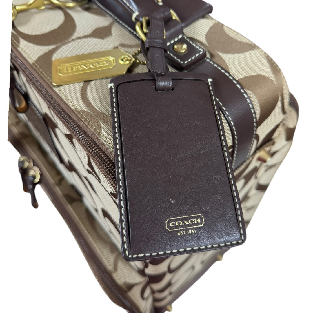 Coach Coach Signature Carry Bag Canvas Beige Unisex Used – 【公式