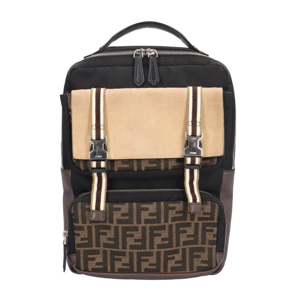 FENDI フェンディ ズッカ リュック・デイパック ナイロン メンズ 中古