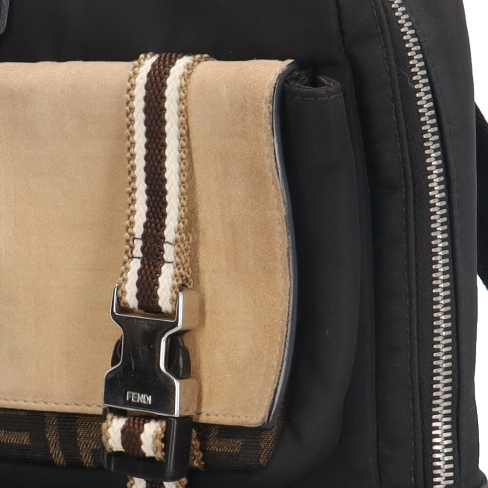 FENDI ナイロン デイパック FENDI フェンディ ズッカ リュック・デイパック ナイロン メンズ 中古