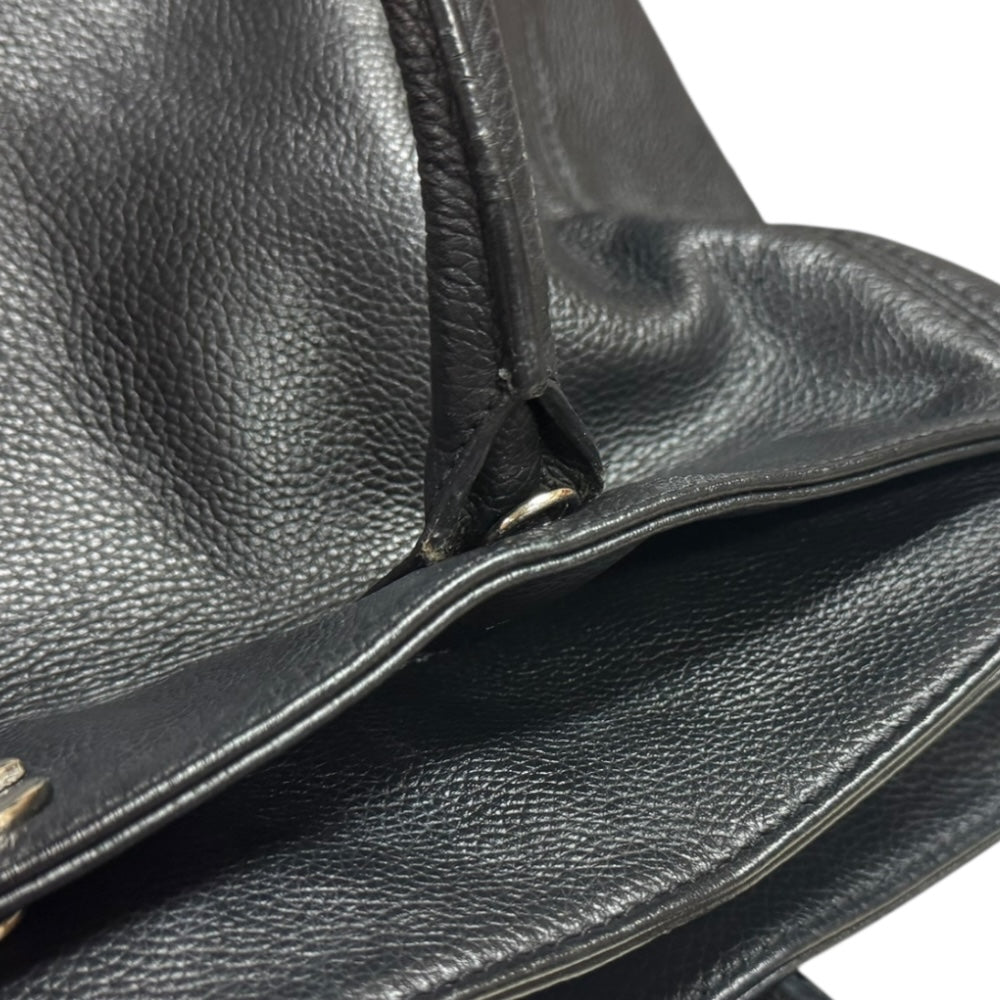 CHANEL シャネル エグゼクティブ トートバッグ レザー ブラック