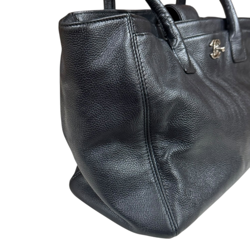CHANEL シャネル エグゼクティブ トートバッグ レザー ブラック