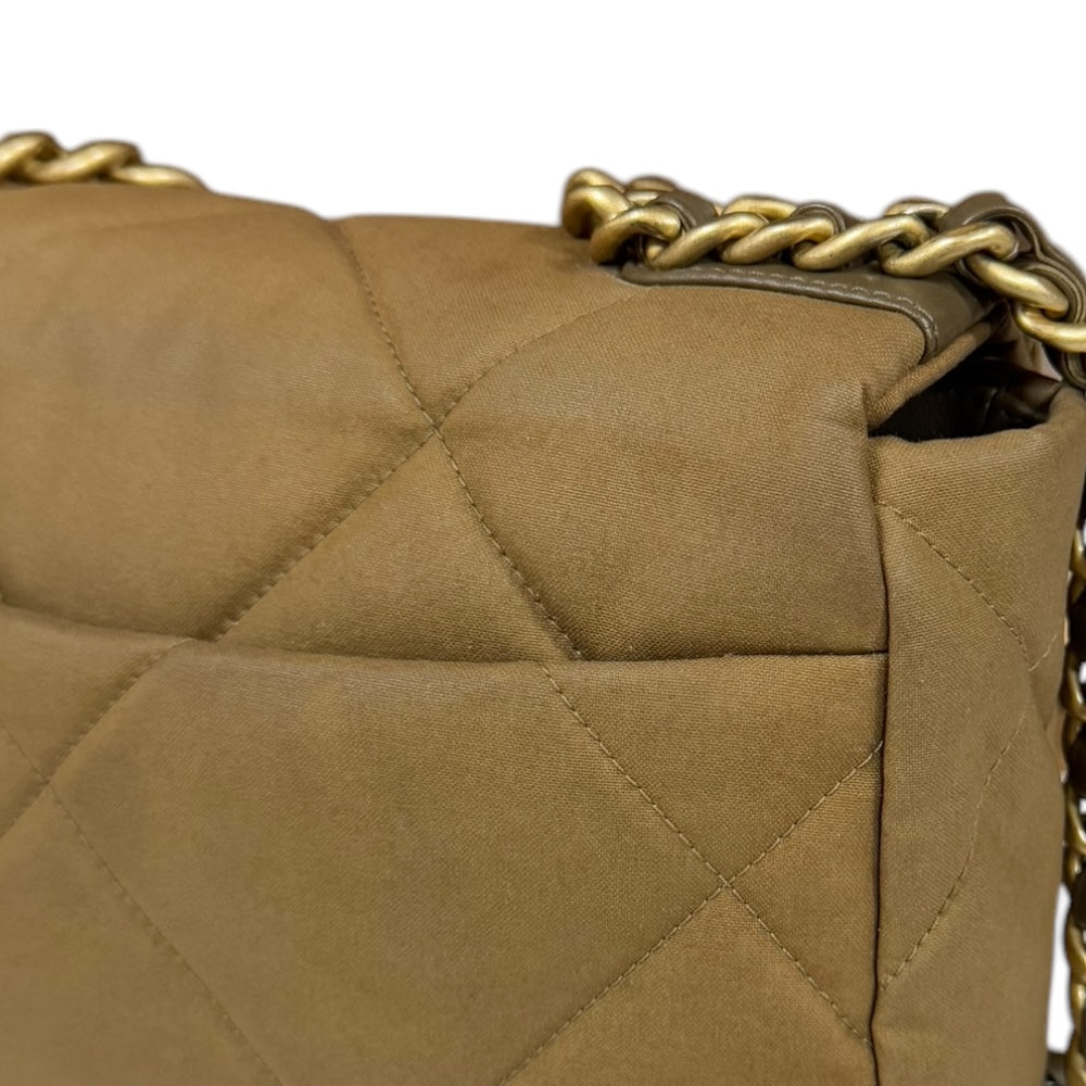 CHANEL シャネル シャネル19 ショルダーバッグ コットンキャンバス