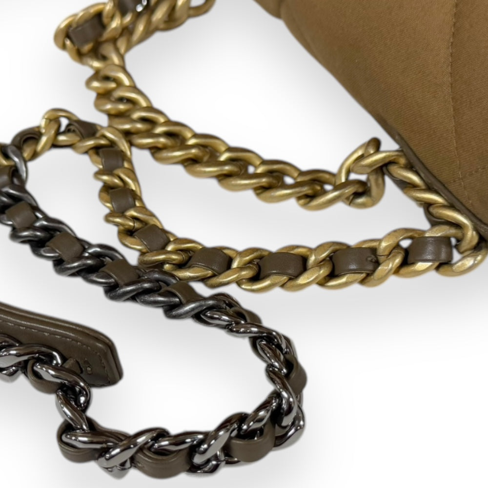 CHANEL シャネル シャネル19 ショルダーバッグ コットンキャンバス