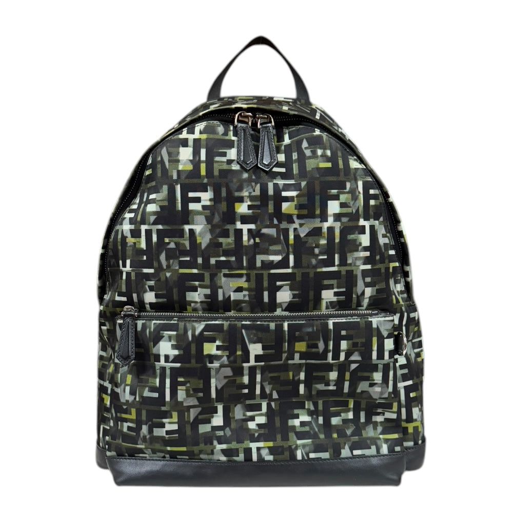 FENDI Camouflage STAMPA CAMOUFF Zucca Backpack/Daypack Nylon  display picture 1