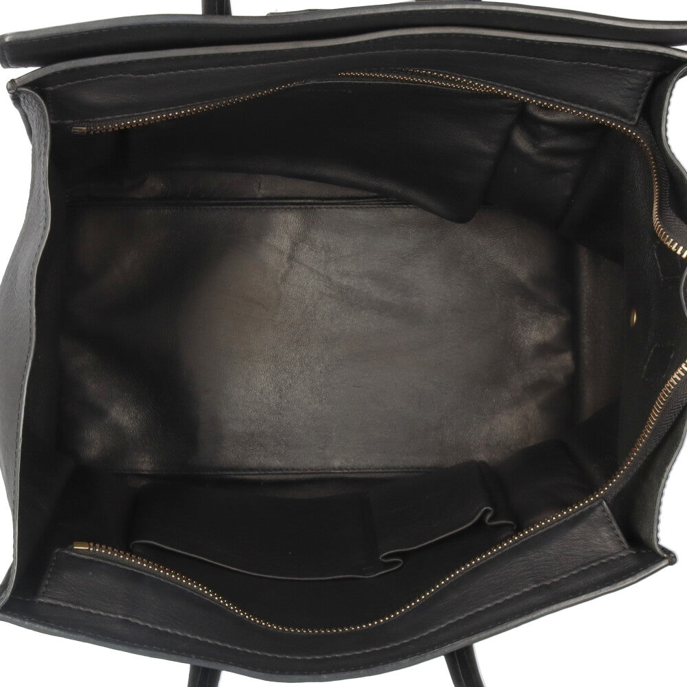 CELINE セリーヌ ラゲージミニショッパー ハンドバッグ レザー