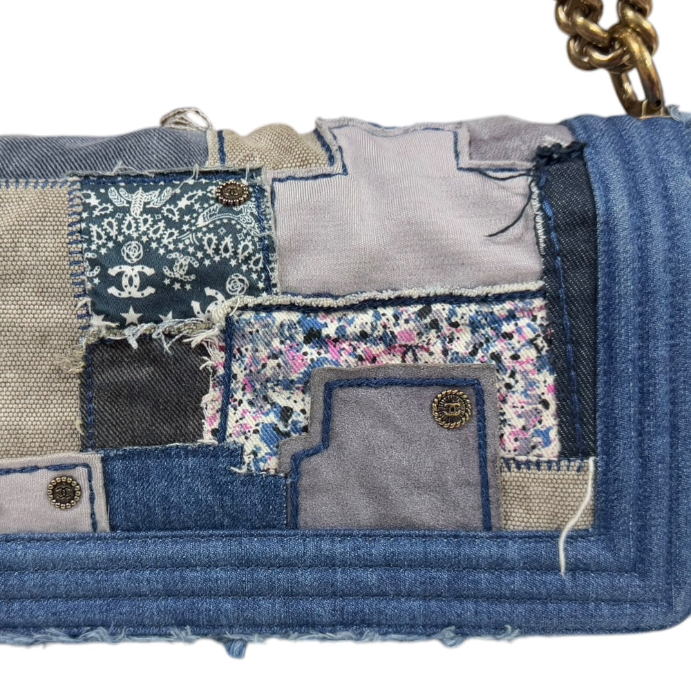 CHANEL シャネル パッチワーク ボーイシャネル ショルダーバッグ