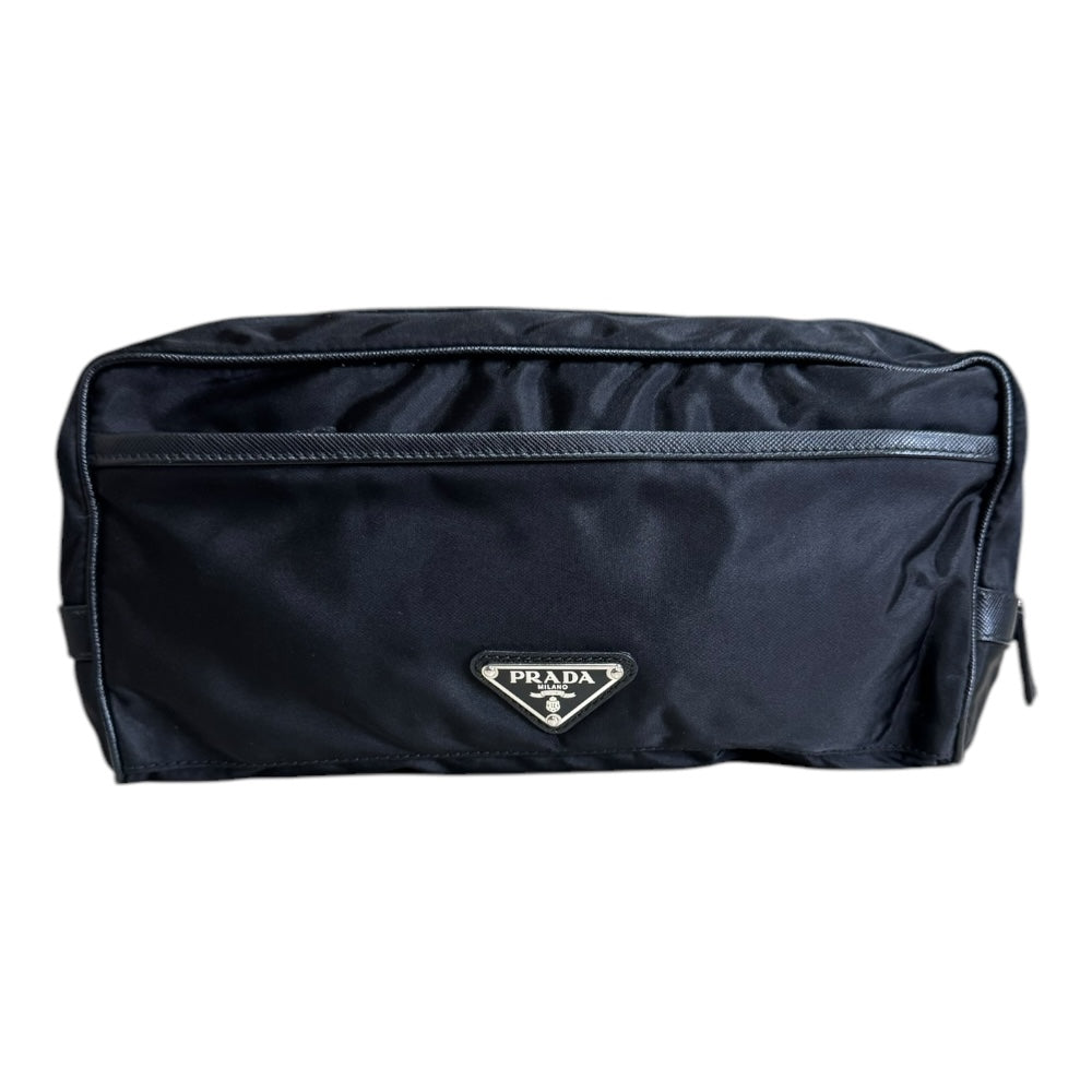 PRADA ナイロン クラッチバッグ PRADA プラダ クラッチバッグ ナイロン ブラック メンズ 中古 – 【公式