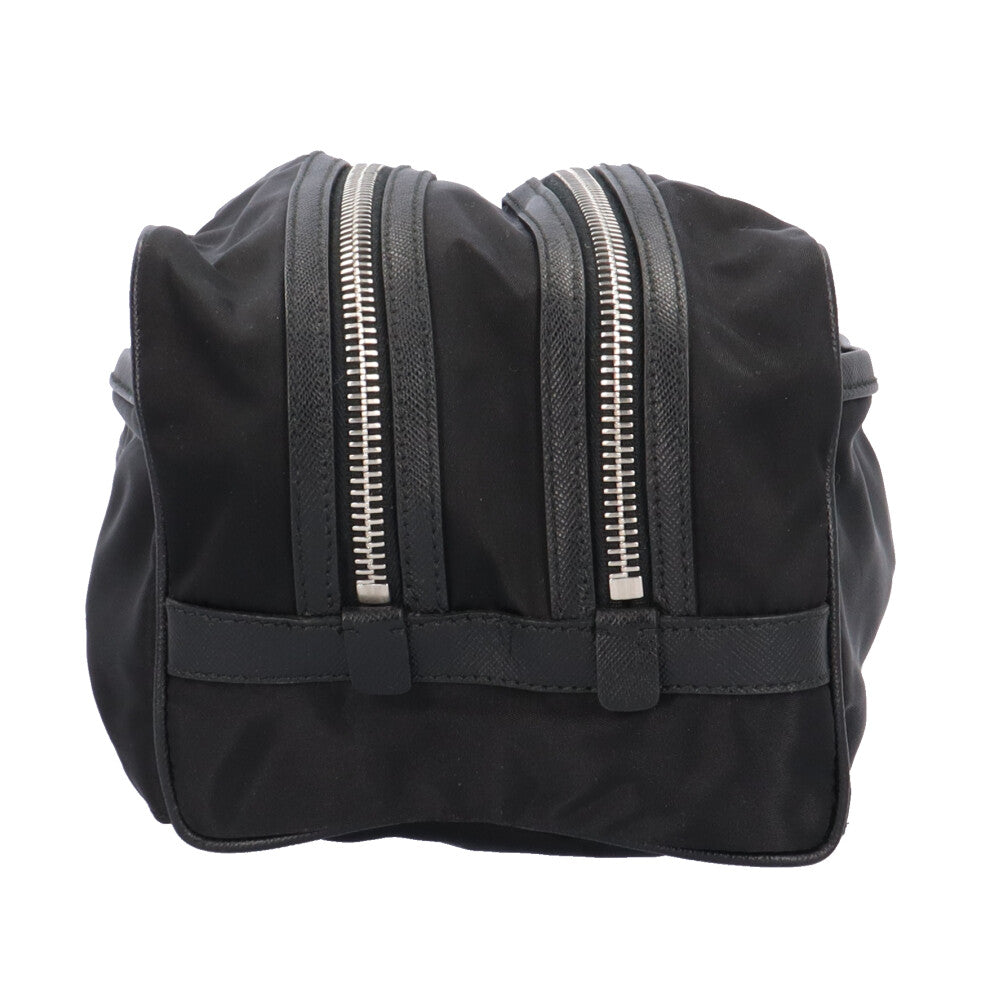 PRADA プラダ クラッチバッグ ナイロン ブラック メンズ 中古 – 【公式