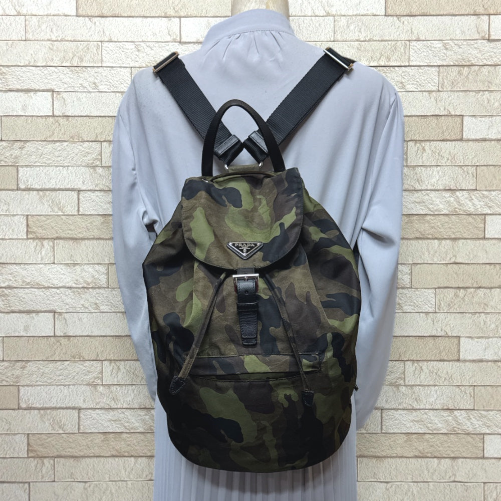 PRADA プラダ カモフラージュ リュック・デイパック ナイロン