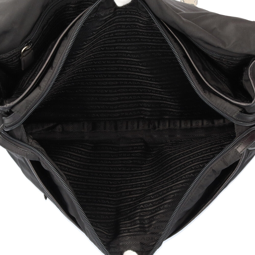 PRADA Messenger Bag Shoulder Bag Nylon Black Unisex Used – 【公式