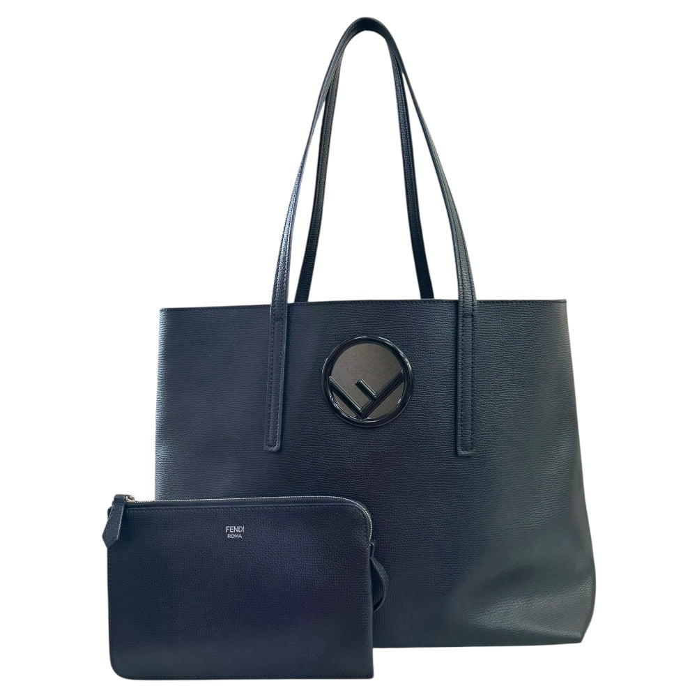 FENDI フェンディ ショルダーバッグ レザー ブラック レディース 中古 