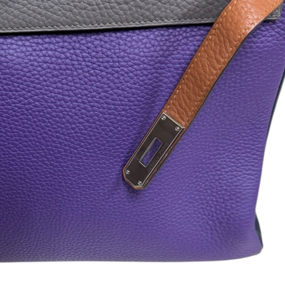 エルメス ケリー35 アルルカン ショルダーバッグ トリヨンクレマンス パープル レディース HERMES  中古 R&Kリサイクルキング HERMES エルメス ケリー35 アルルカン ショルダーバッグ トリヨン