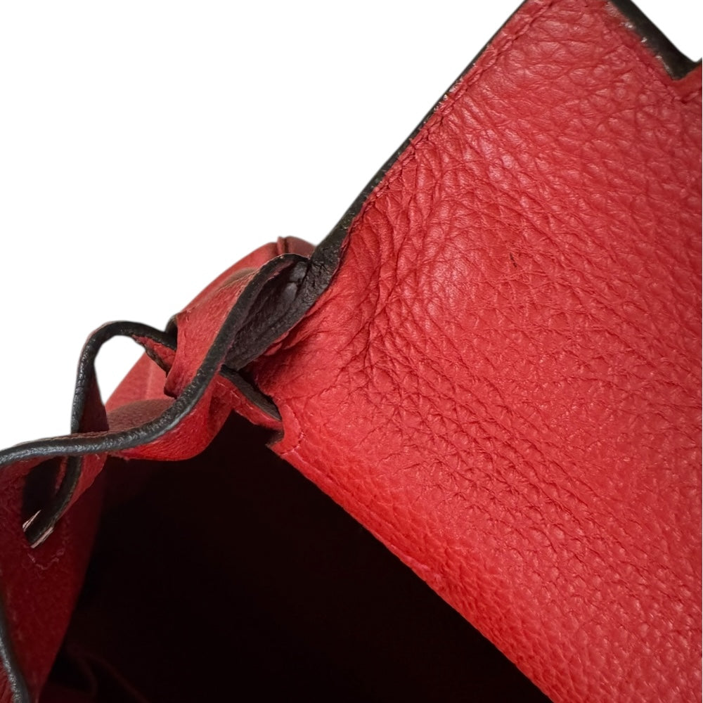 HERMES エルメス ケリー32 ショルダーバッグ トゴ レッド レディース