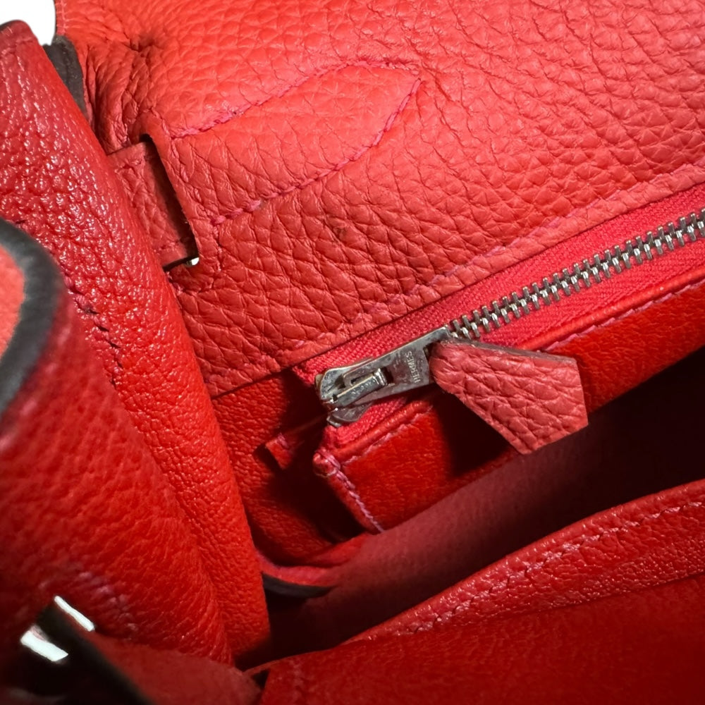 HERMES エルメス ケリー32 ショルダーバッグ トゴ レッド レディース