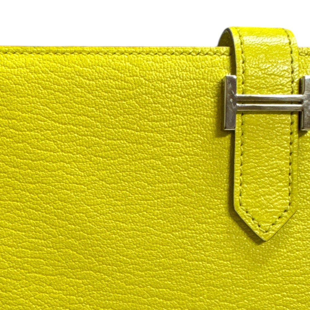 HERMES エルメス ベアンスフレ 長財布 シェーブル レディース 中古