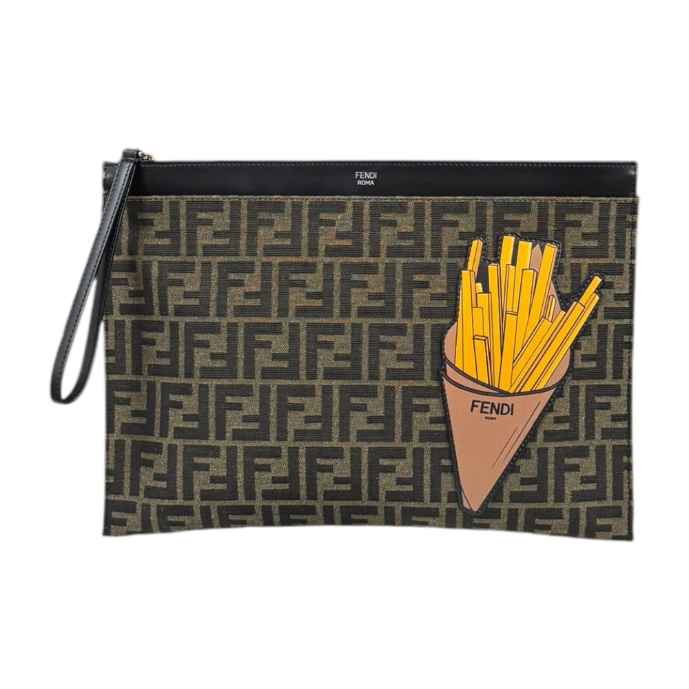 FENDI フェンディ フェンディリシャス FFフラットスリムラージ ズッカ