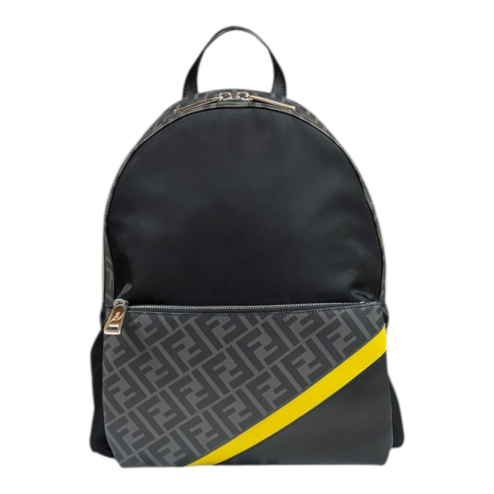 フェンディ FENDI ズッカ リュックサック バックパック FENDI フェンディ ズッカ リュック・デイパック ナイロン メンズ 中古