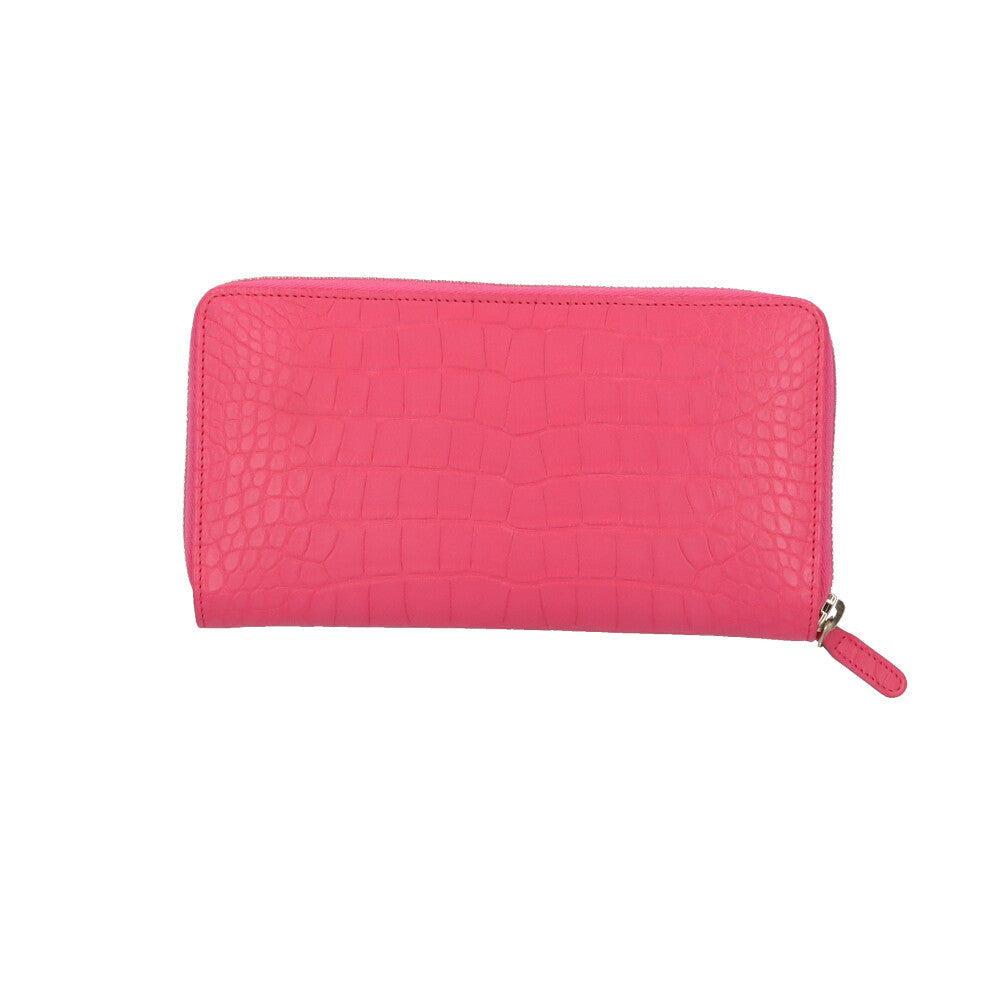 CHANEL シャネル ココマーク 長財布 クロコダイル レディース 中古