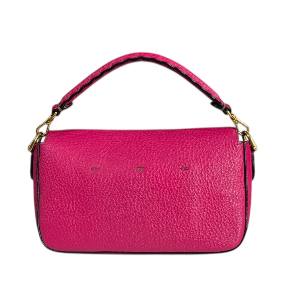 フェンディ マンマバケット ハンドバッグ コーディングレザー ◇ FENDI