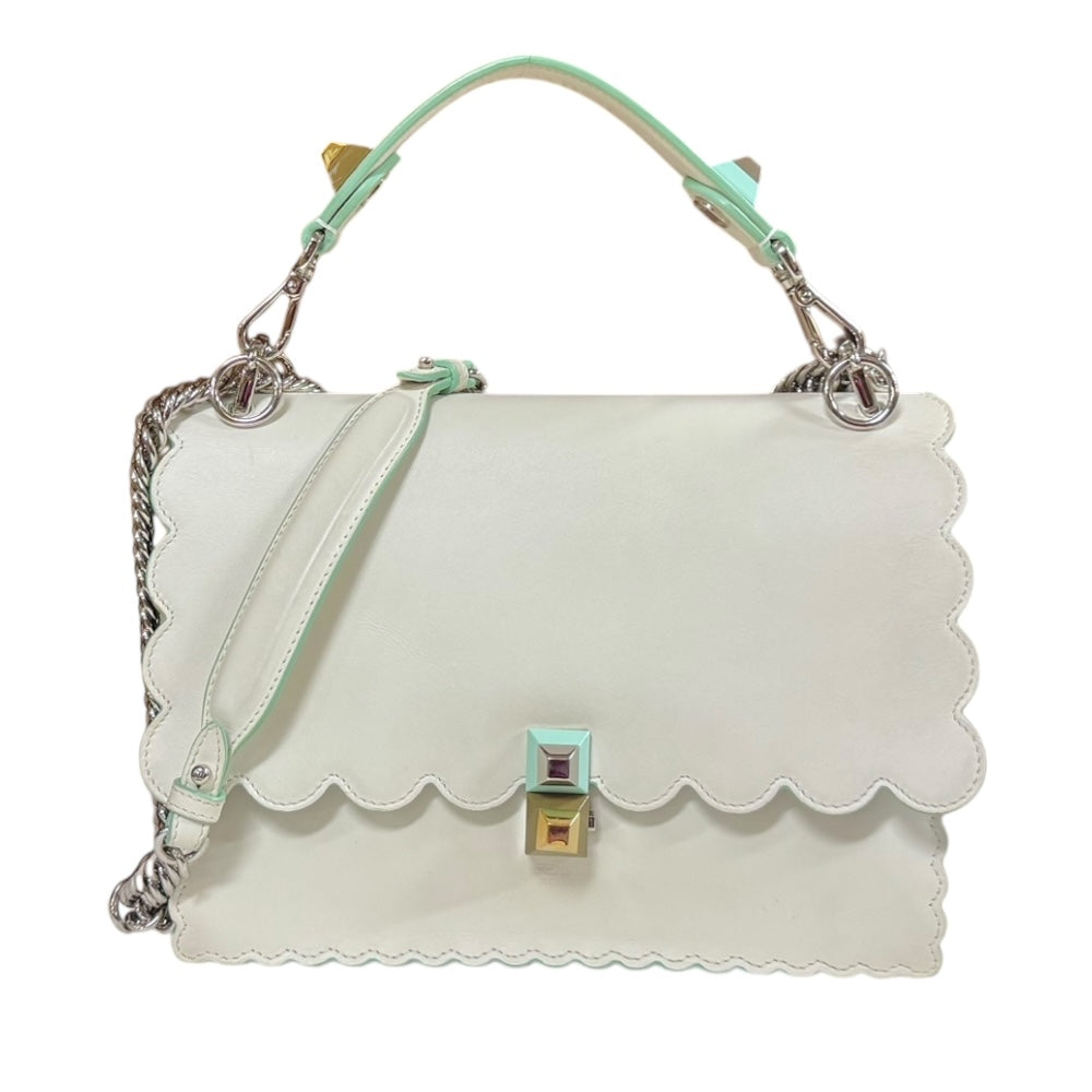 FENDI キャナイ フェンディ FENDI キャナイ ショルダーバッグ カーフ ブラック