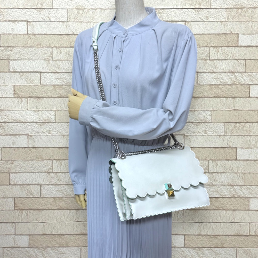 FENDI キャナイ フェンディ FENDI キャナイ ショルダーバッグ カーフ ブラック