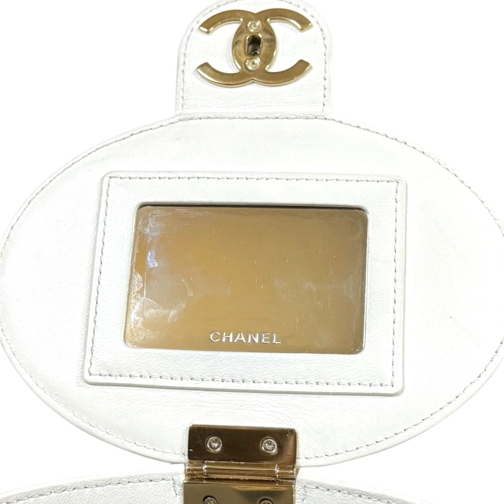 外見美品☆CHANEL バニティバッグ 中古・古着通販】CHANEL (シャネル) チェーンショルダーバニティバッグ