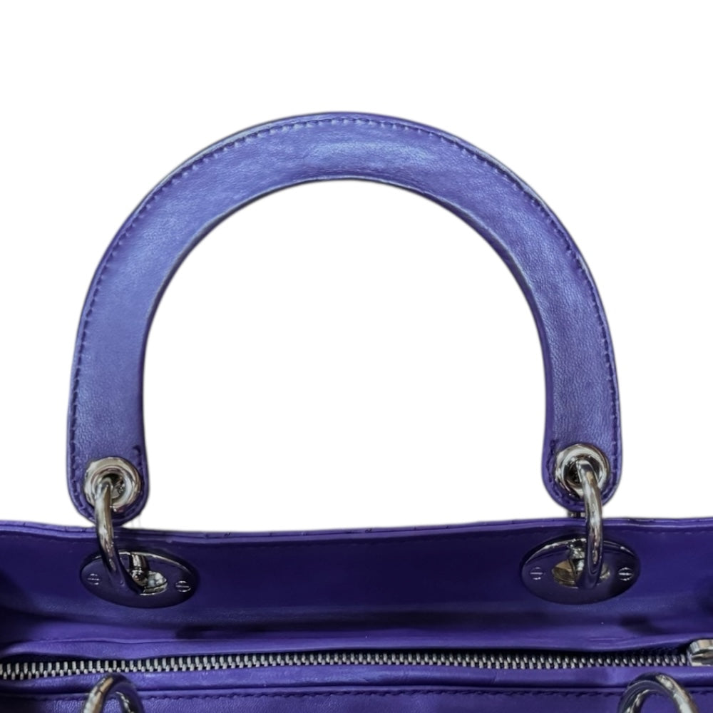 良品！✨】 Dior ディオール パナレア カナージュ トートバッグ 紫 