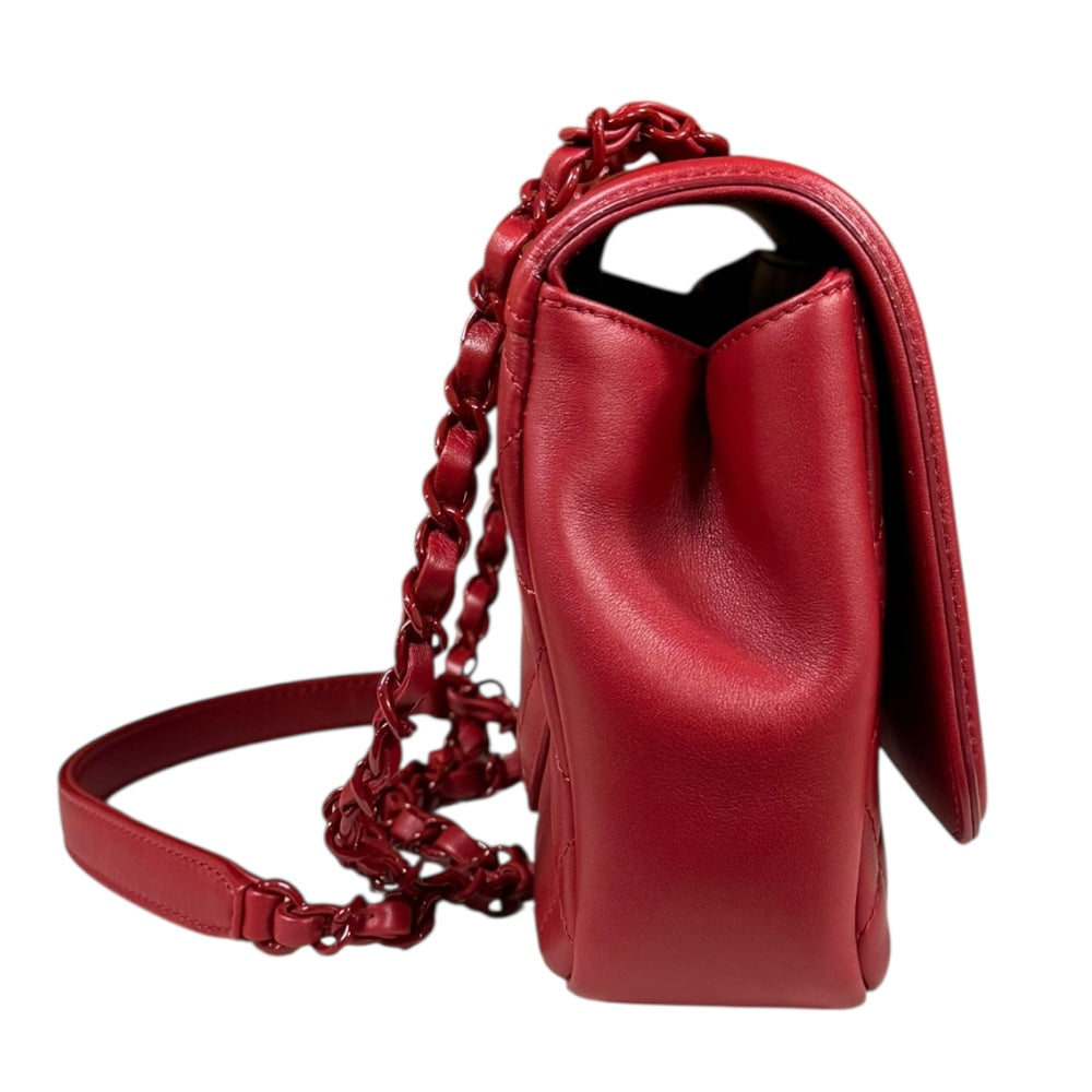 CHANEL シャネル CCフィリグリー マトラッセ ショルダーバッグ レザー