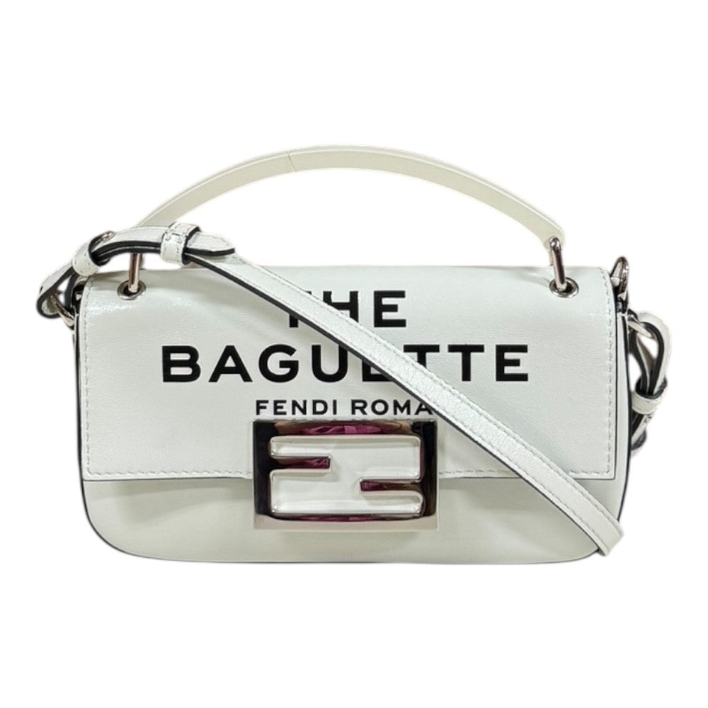 FENDI フェンディ　バゲットフォンポーチ Baguette Phone Pouch Fabric Brown | Fendi